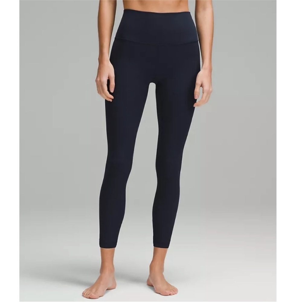 Lululemon Align High Rise Ribbed Leggings- 25” in Color True Navy Size 14